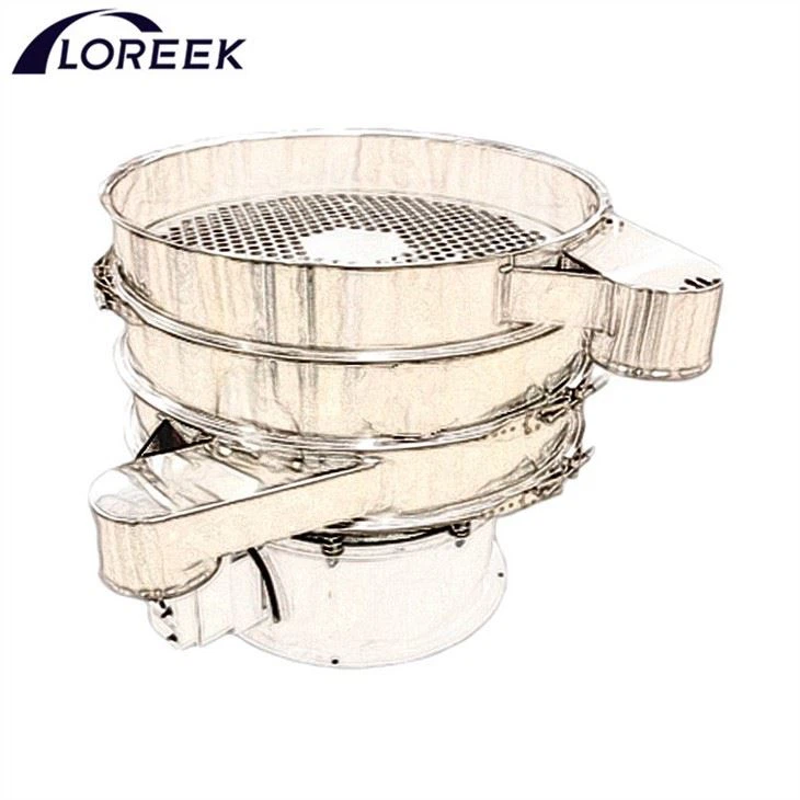 vibrating separator for screening fly larvae
